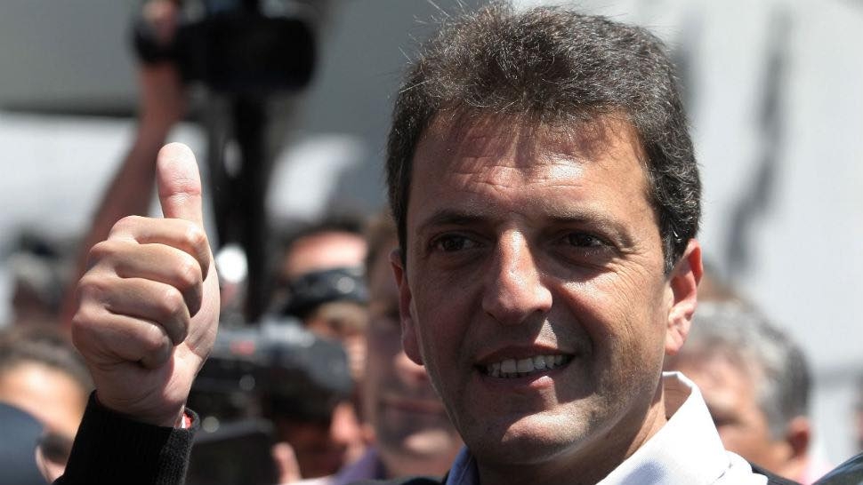 Líder del Frente Renovador, Sergio Massa