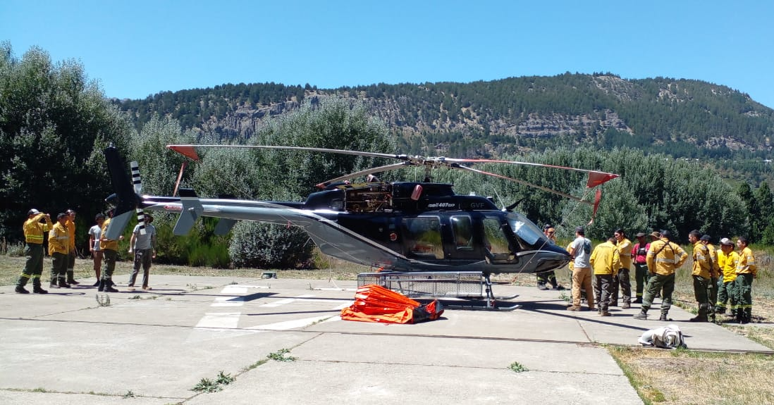 Capacitación en operación con helicópteros Parque Nacional Lanín de San Martín de los Andes (1)