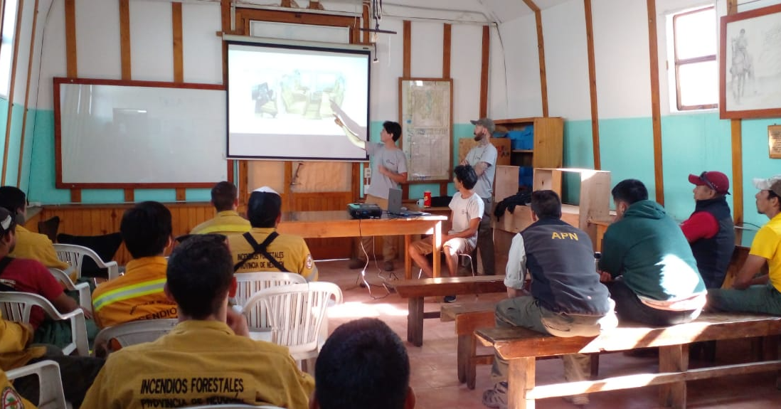 Capacitación en operación con helicópteros Parque Nacional Lanín de San Martín de los Andes (3)