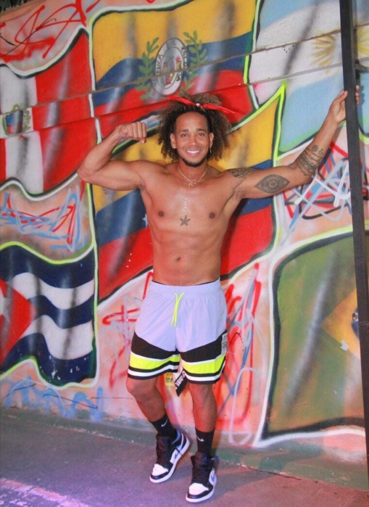 Instructor de zumba Pedro Camacho
