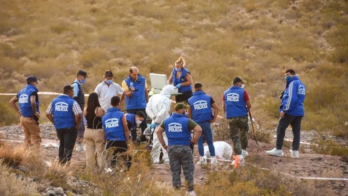 Cuerpo en la meseta de Neuquén