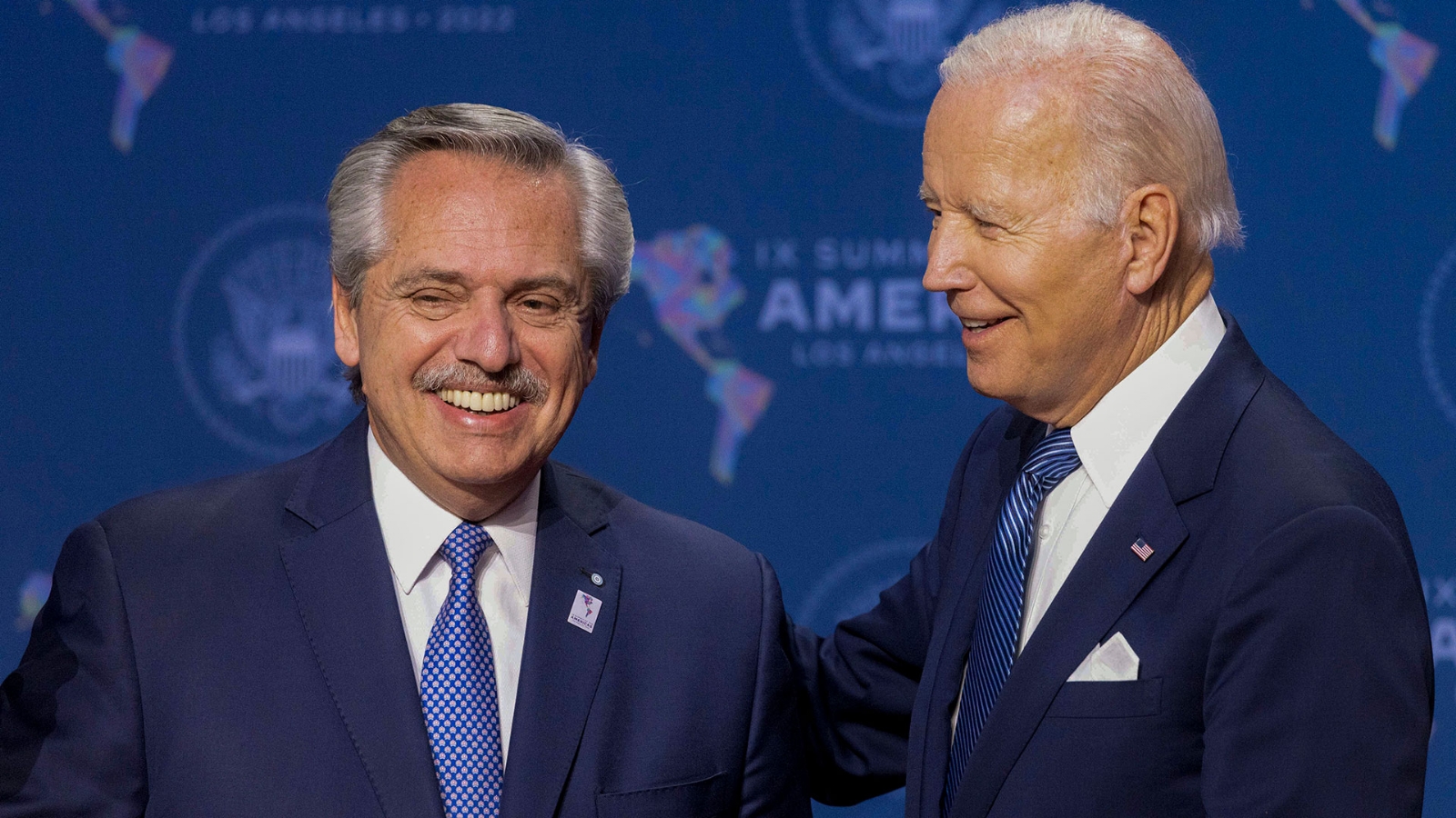 fernandez con biden infobae