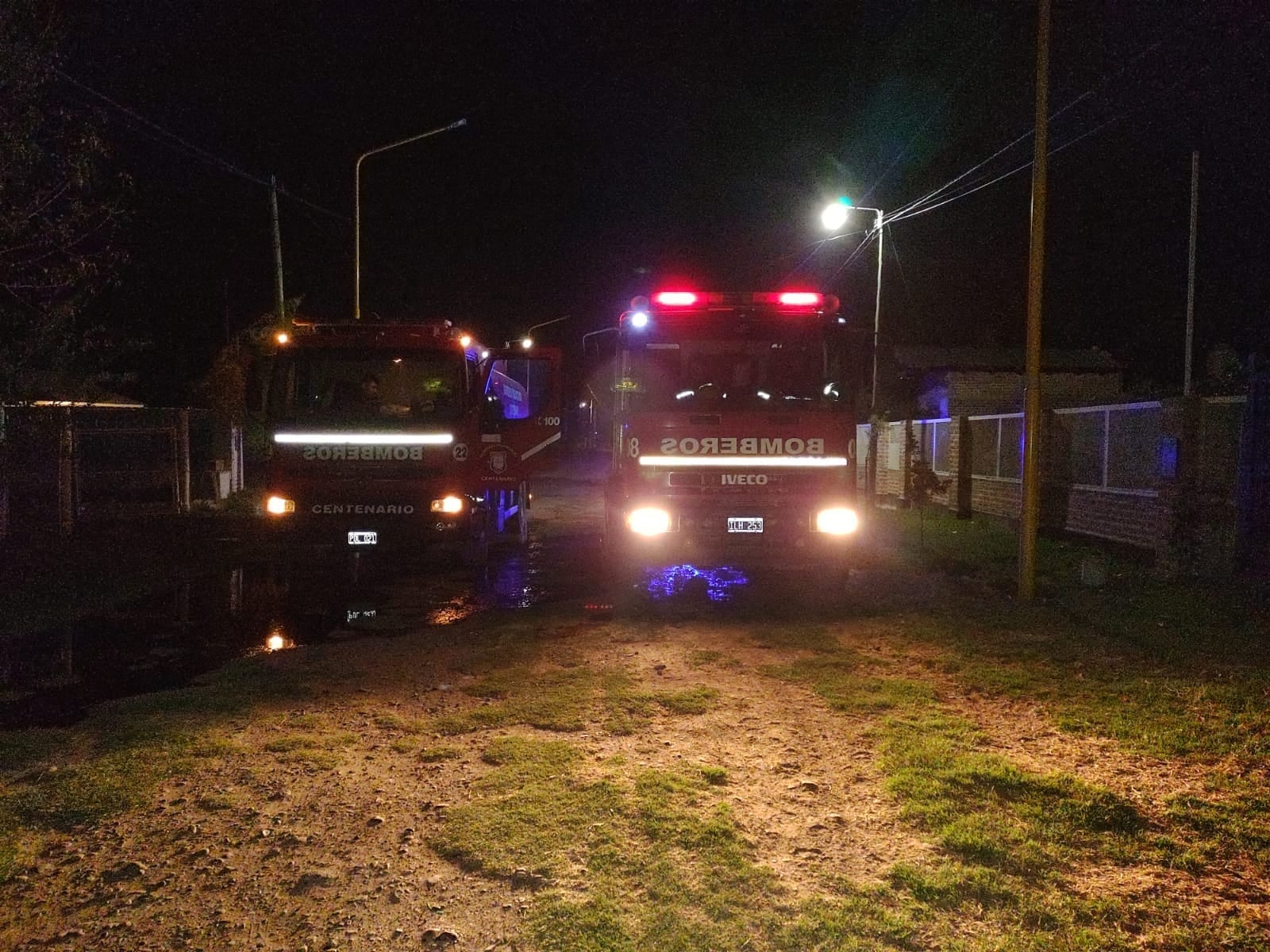 fire en centenario - facebook