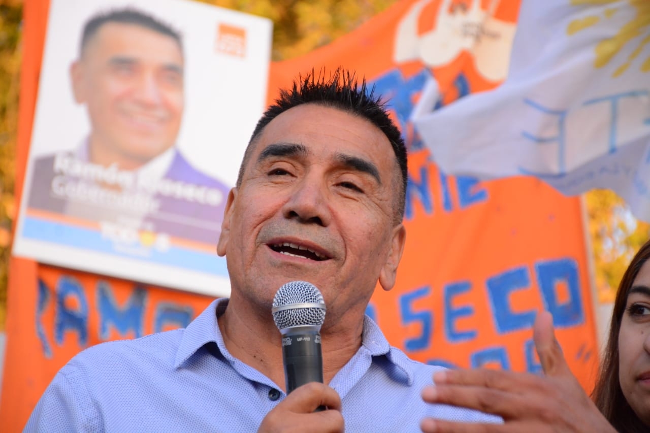 Candidato a gobernador del FdT Neuquino, Ramón Rioseco