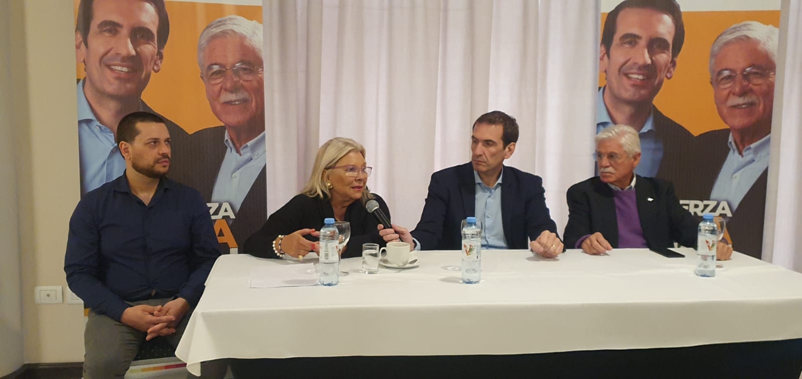 Elisa Carrió, líder de la Coalición Cívica durante su visita a Neuquén. Fuente Javier Manzano 1