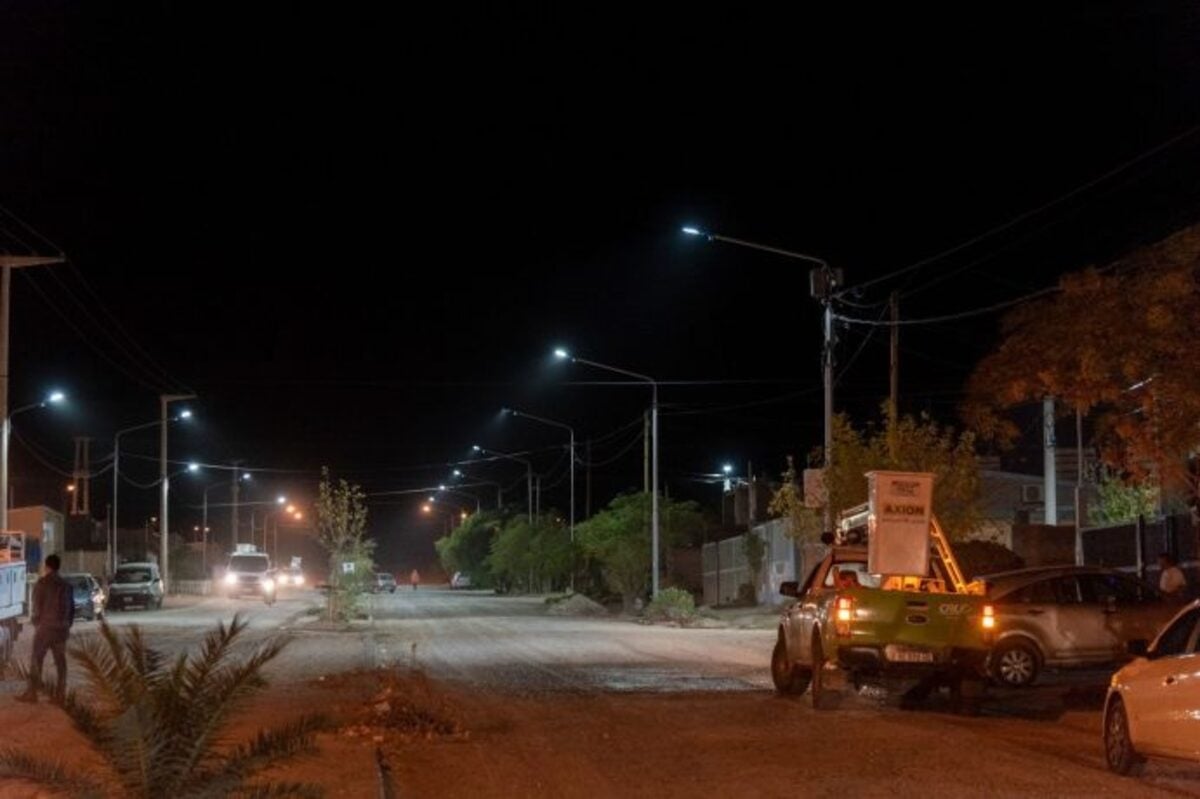 Iluminarias barrio Z1 Neuquén capital