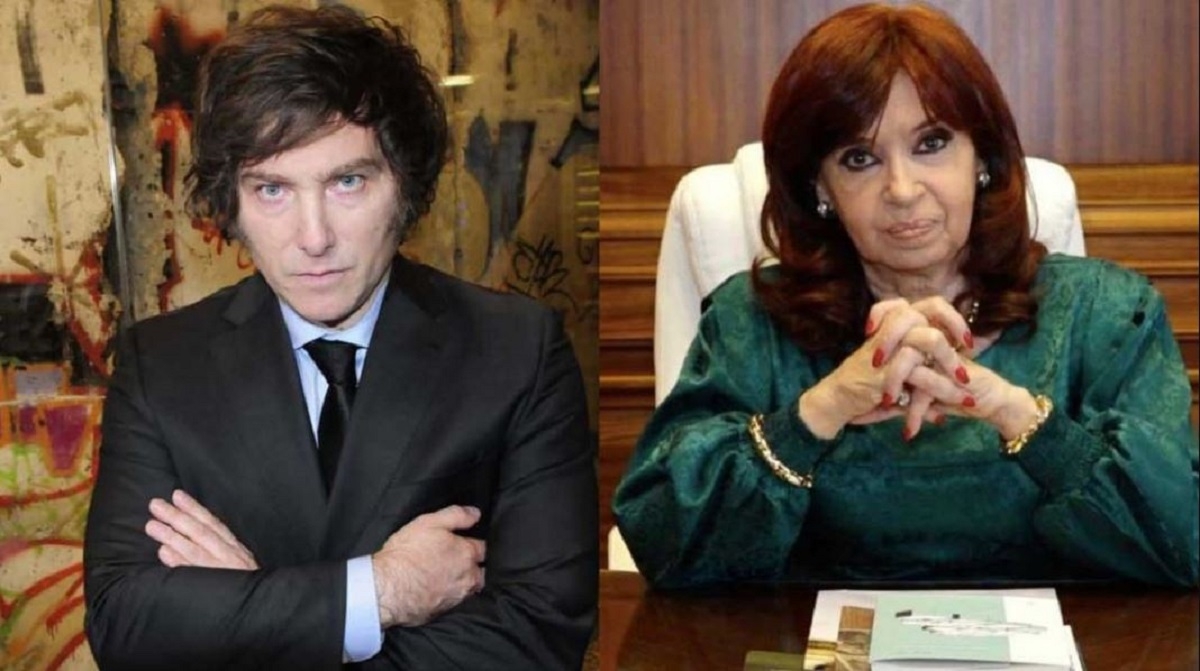 milei a cristina perfil