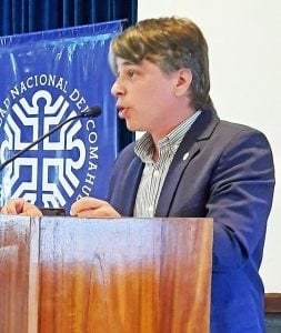 Secretario de Extensión de la UNCO, Damián Cancelo