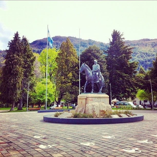 Plaza San Martin de la ciudad de San Martín de los Andes