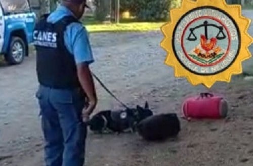 boliviano detenido con droga en semana santa en barrio el once de villa la angostura