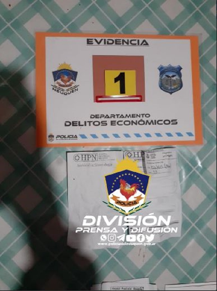 falsificacion policía nqn2
