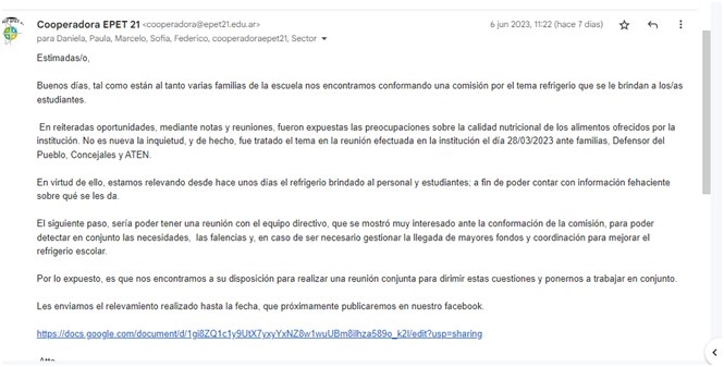 EPET 21 - Cooperadora
