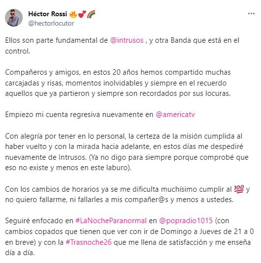 locutor intrusos