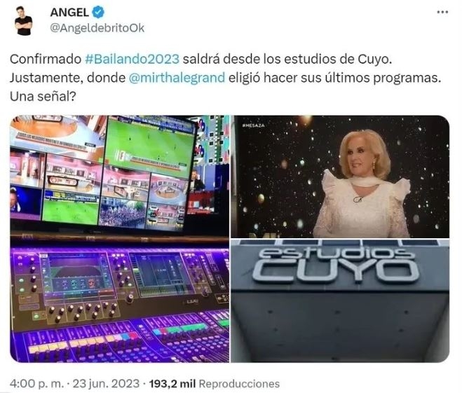 tinelli estudio