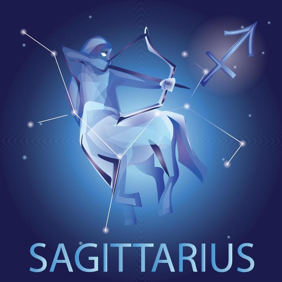 sagittarius-zodiac-sign-horoscope-astrology-prediction-vector