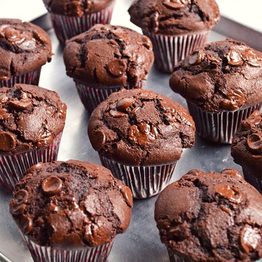 Muffins de chocolate