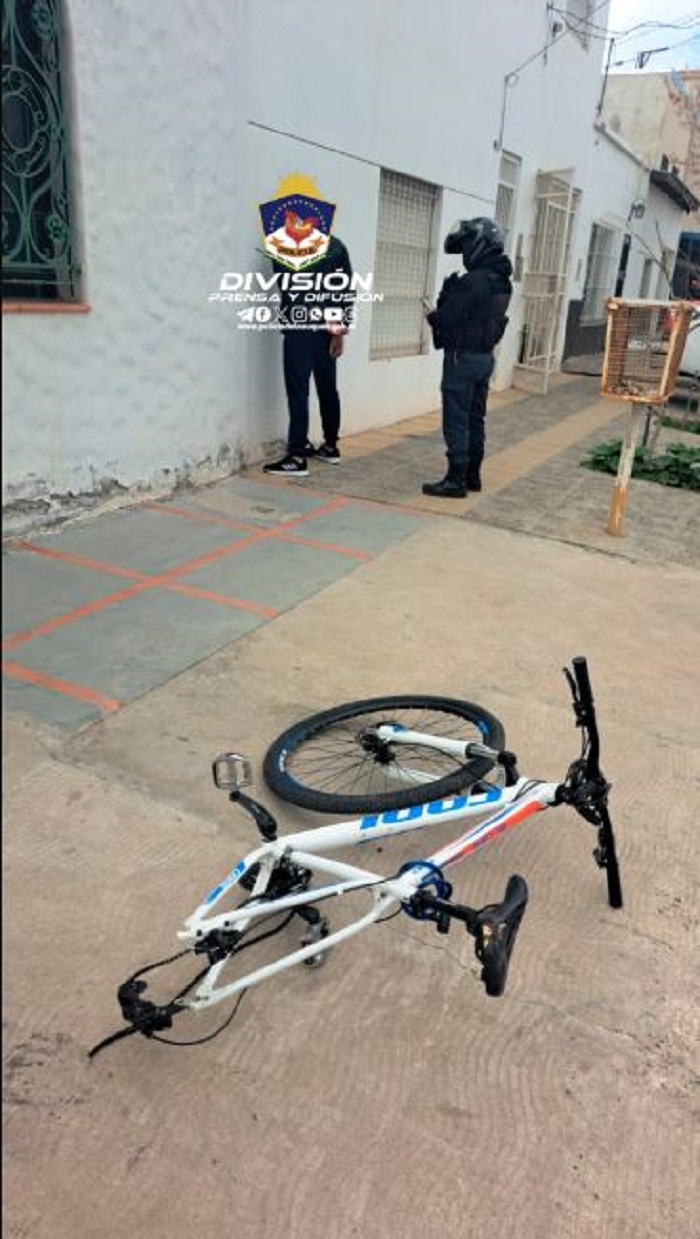 robo bicicleta policia nqn