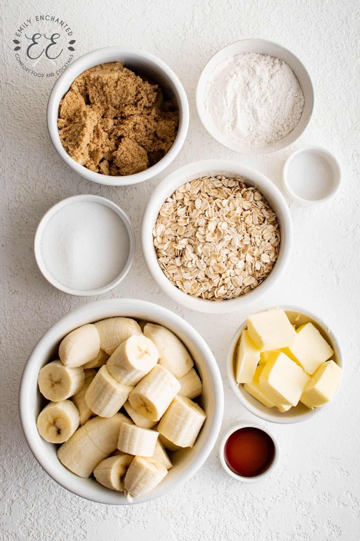 Banana-Crumble-Ingredients