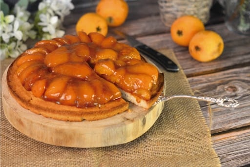tarta de nísperos 2