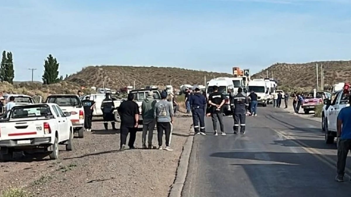 choque ruta 7 dos muertos