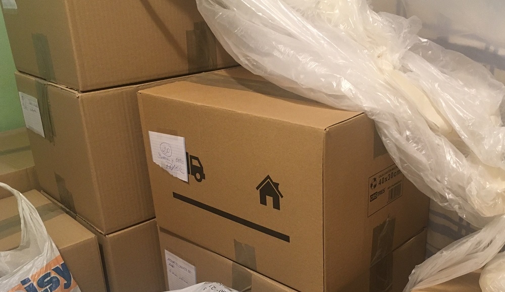 Caja de cartón