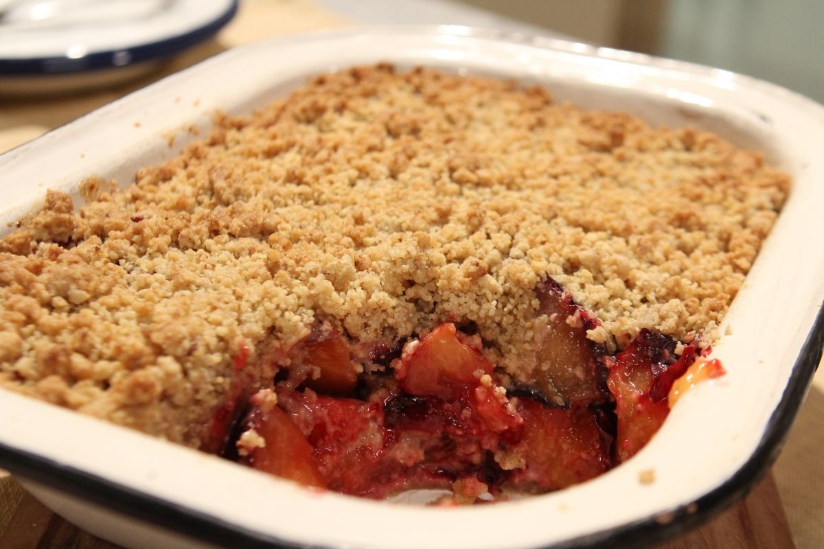 crumble de frutillas 3