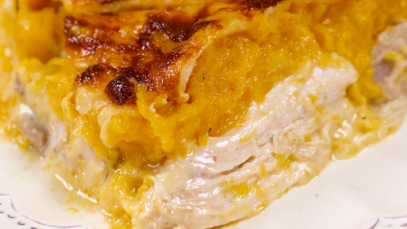 tarta de pollo y calabaza