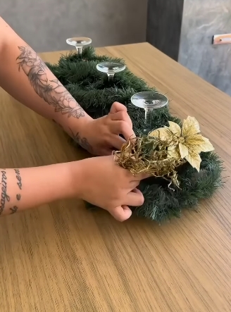 Centro de mesa navideño3