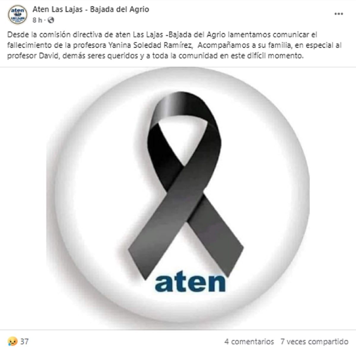aten bajada del agrio