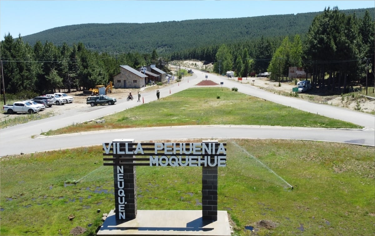 acceso a villa pehuenia