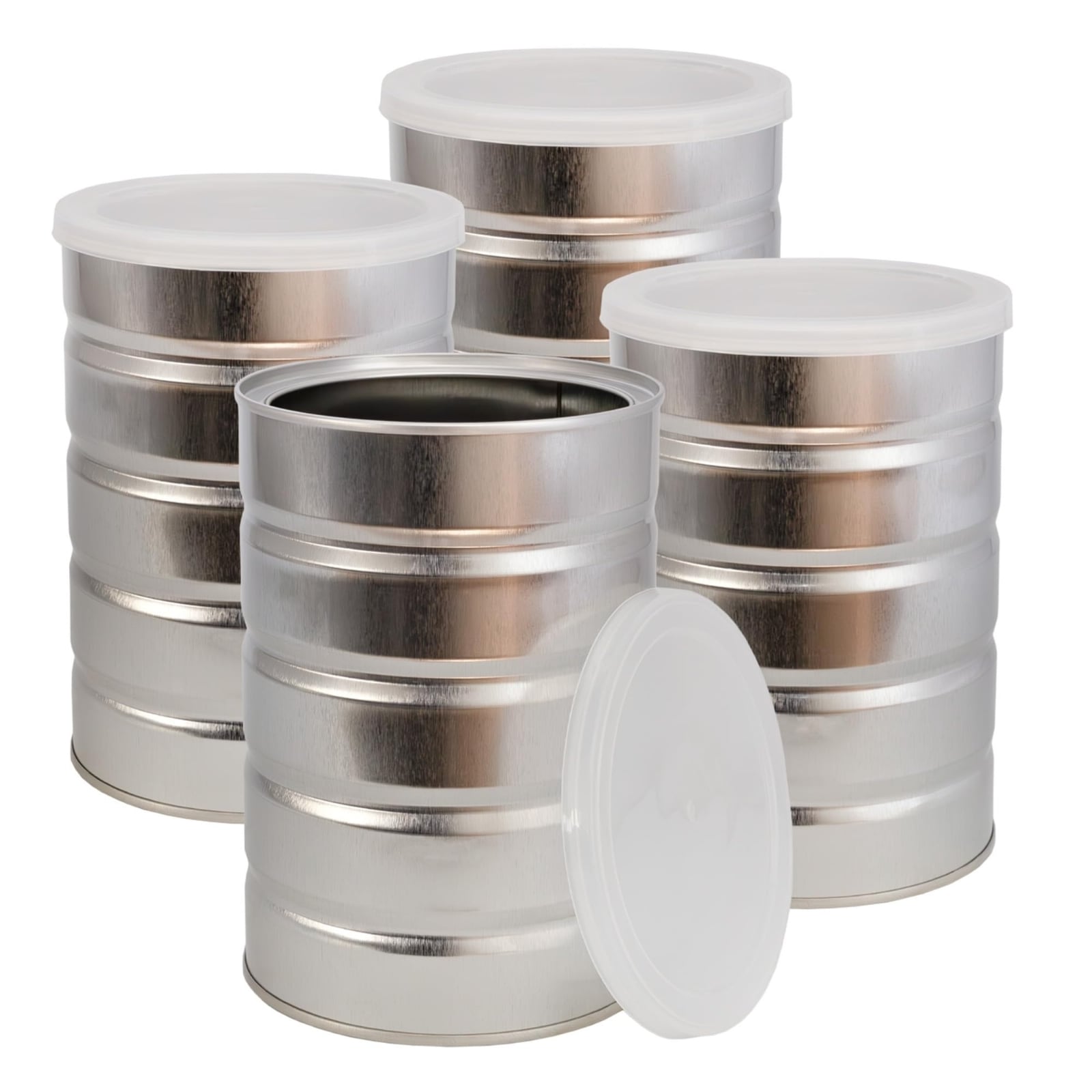 Latas de leche