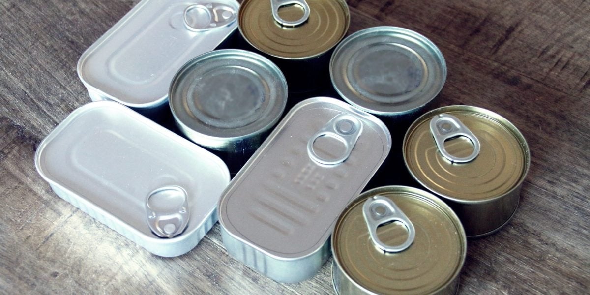 Latas de atún