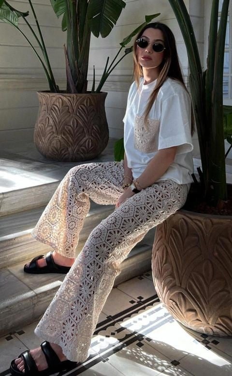 3 Pantalones de Punto Liviano