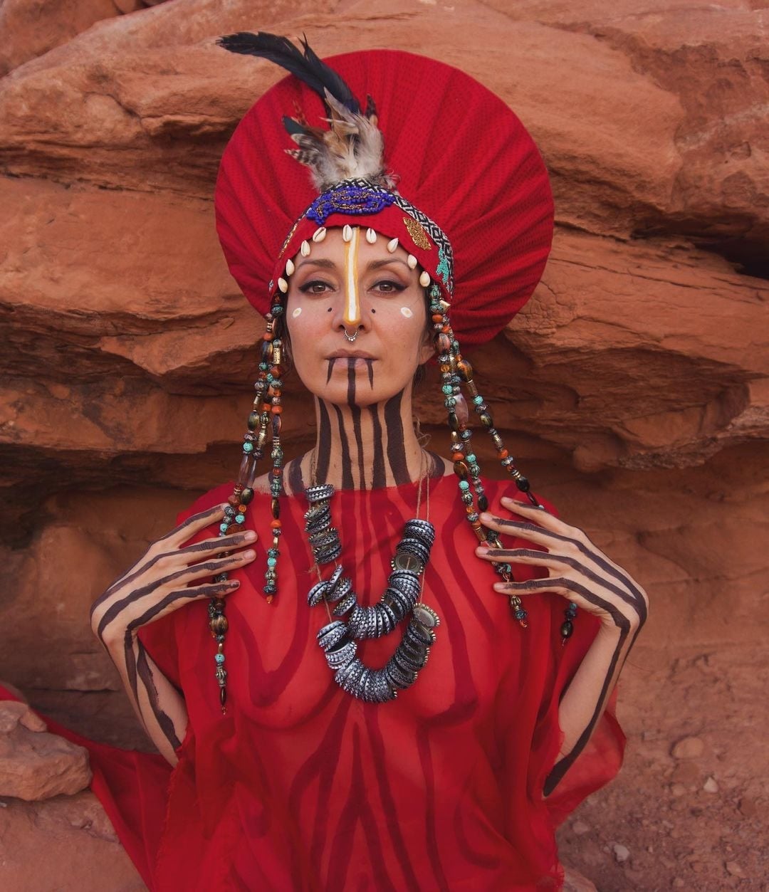 •+The+Magician+Portrait+•.The+making+of+this+Arcanum+was+an+amazing+experience.+I+wanted+the+Magician+to+have+the+spirit+of+Africa,+so+I+gathered+elements+of+different+areas.+People+ask+me+how+I+decide+the+esthetic+of+e