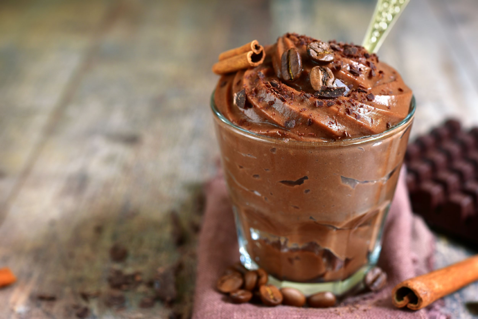 mousse de chocolate