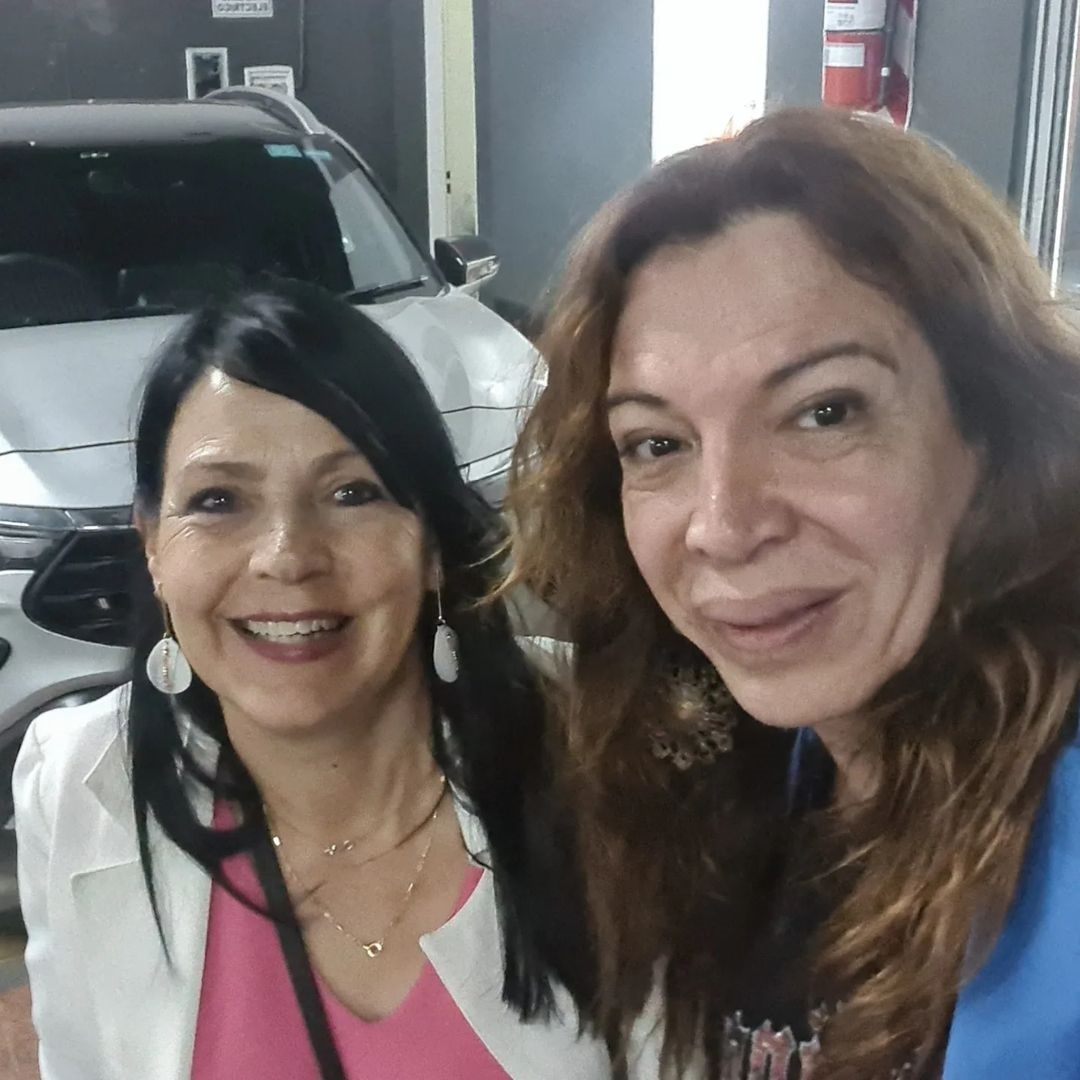 Vino la suegra y la sacamos de joda...
