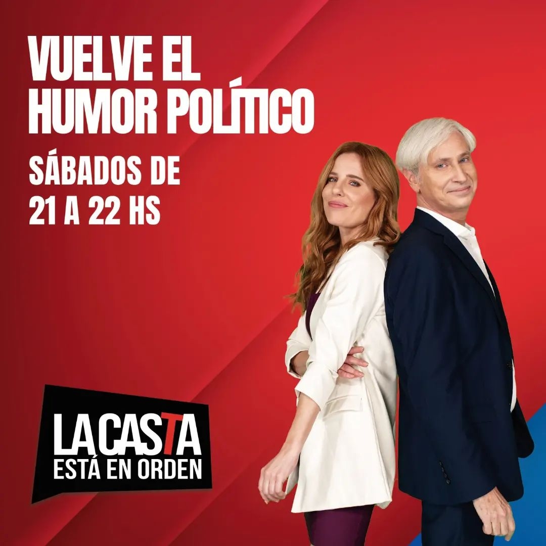 El sábado 27 de abril vuelve el humor político a la televisión argentina ??Con la conducción de @agustinakampfer y @mrjuandinatale EN VIVO todos los sábados por @canal9oficial Produce @vuelo.producciones