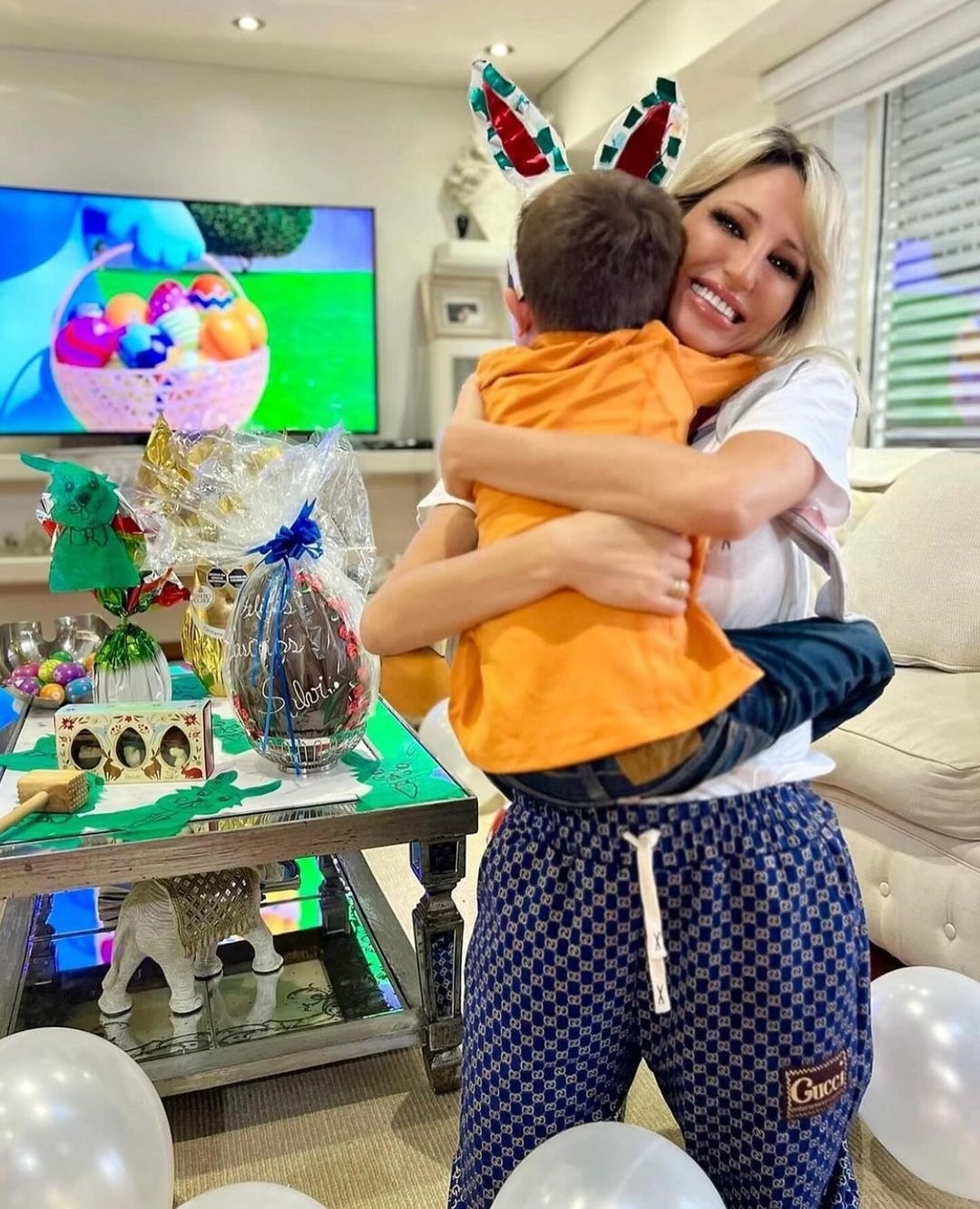 Vicky Xipolitakis mostró cómo pasó el domingo de Pascua junto a su hijo Salvador Uriel Naselli.