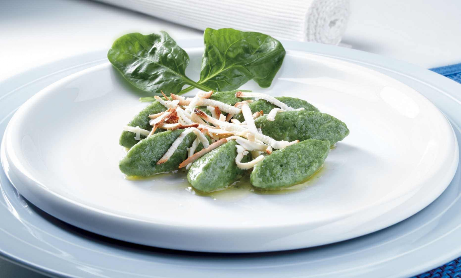 ñoquis de espinaca