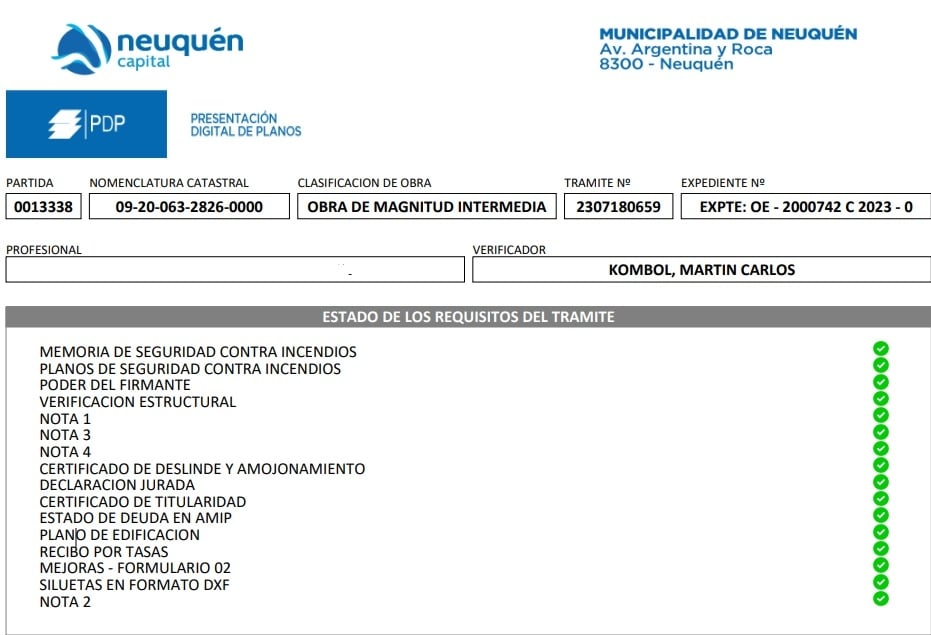 SENS OBRAS PARTICULARES