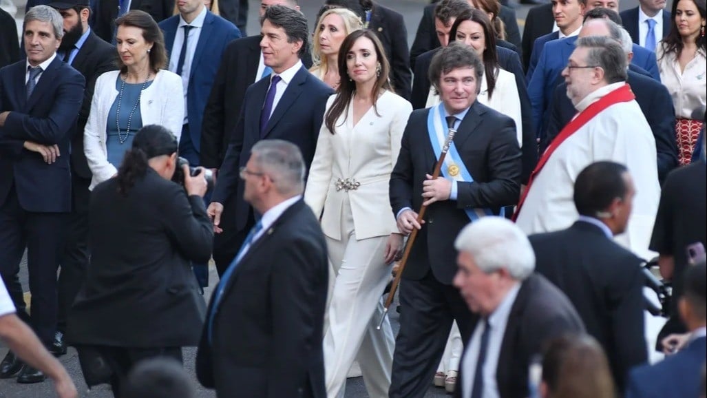milei en el tedeum