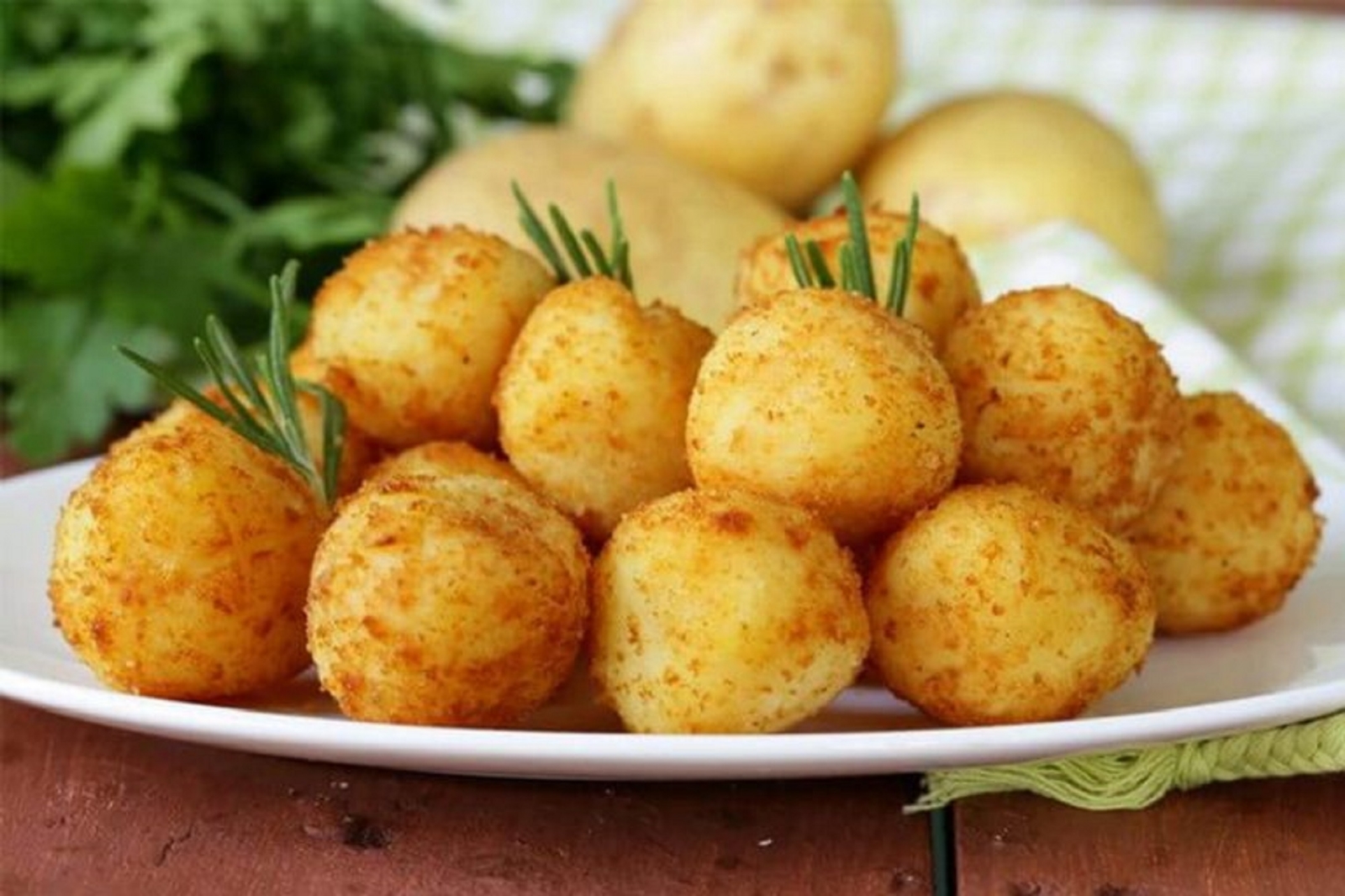 Bombas de calabaza y queso