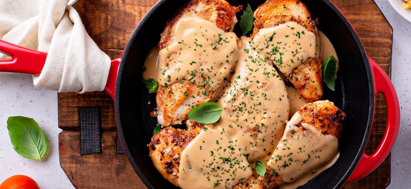 pollo con crema 3