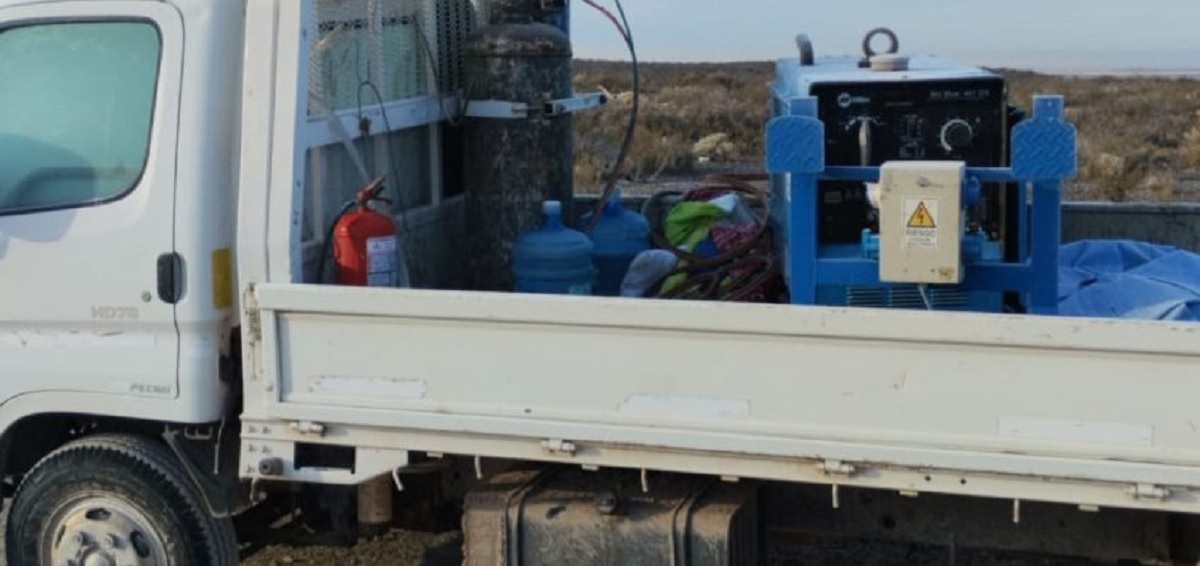 camion robado y recuperado
