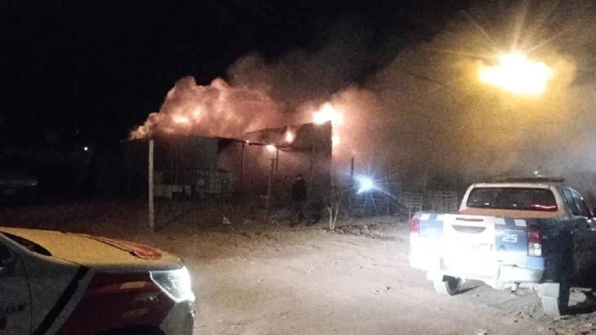 incendio añelo bebe
