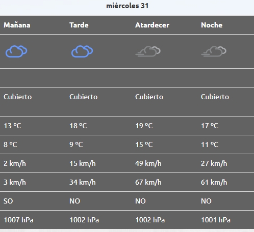 MIERCOLES 31 R