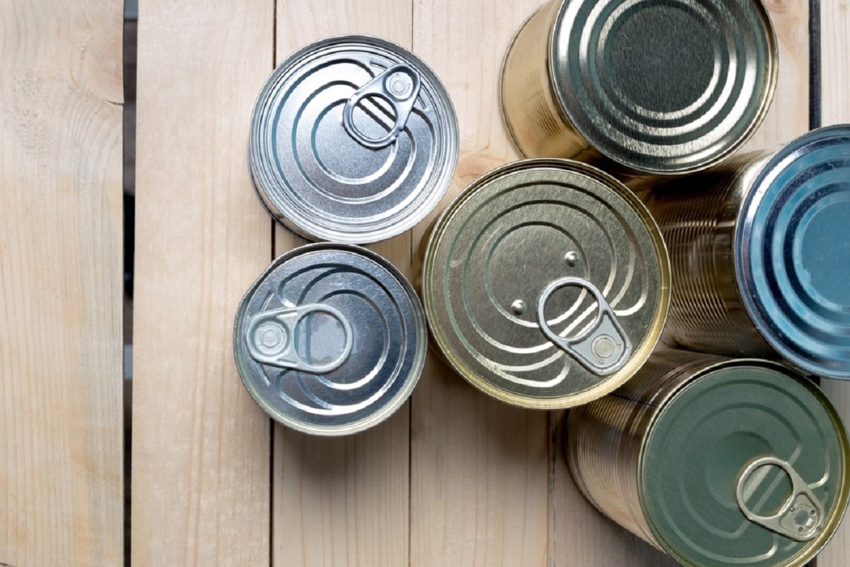 Latas de atún