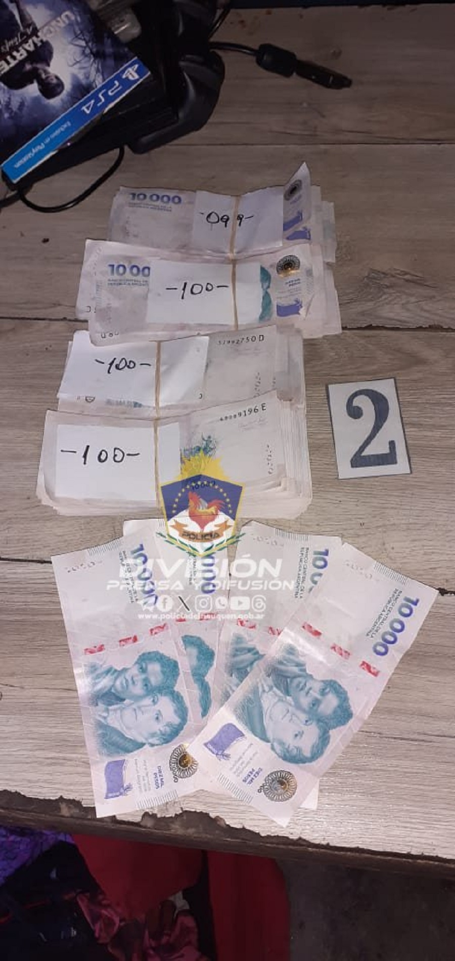 allanamientos centenario 5 palos