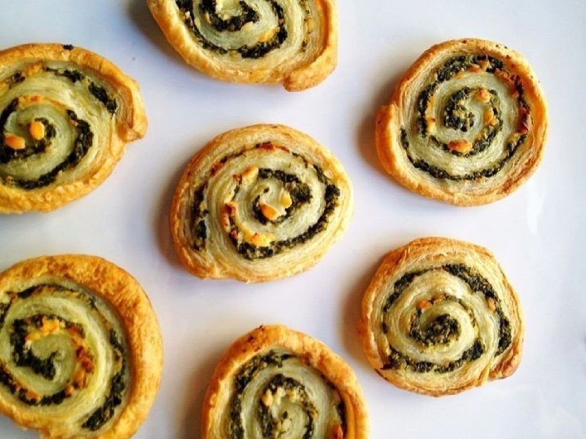 Rolls de espinaca