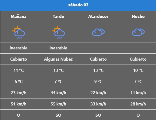 SÁBADO 3 PICUN